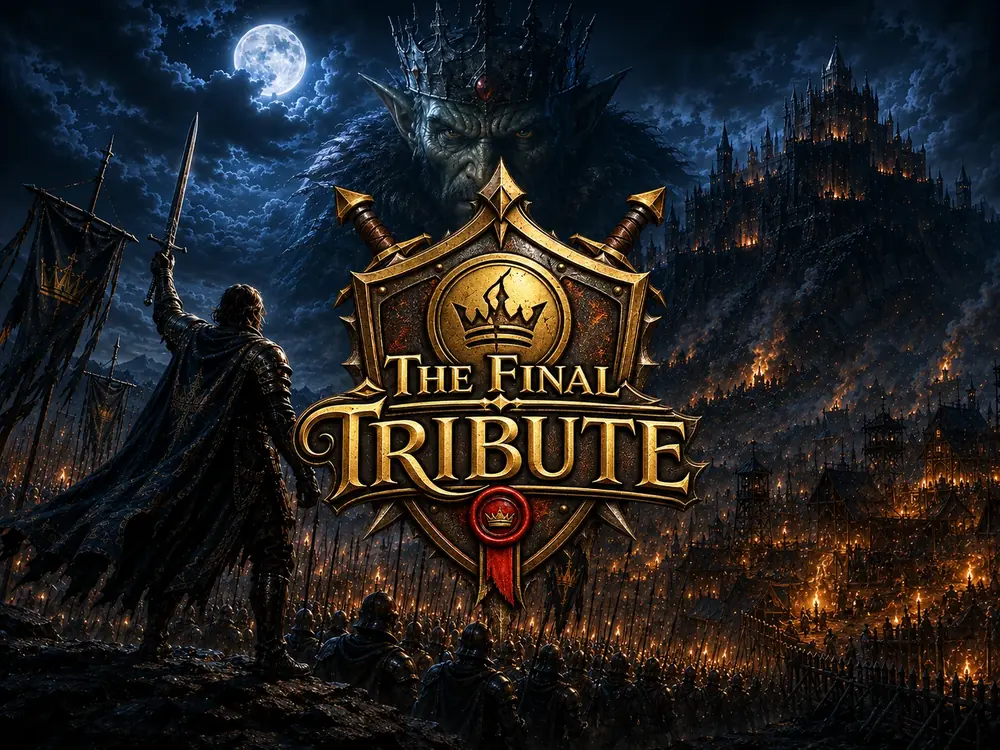 The Final Tribute key art: Every tribute payment buys time. Eventually, you stop paying.